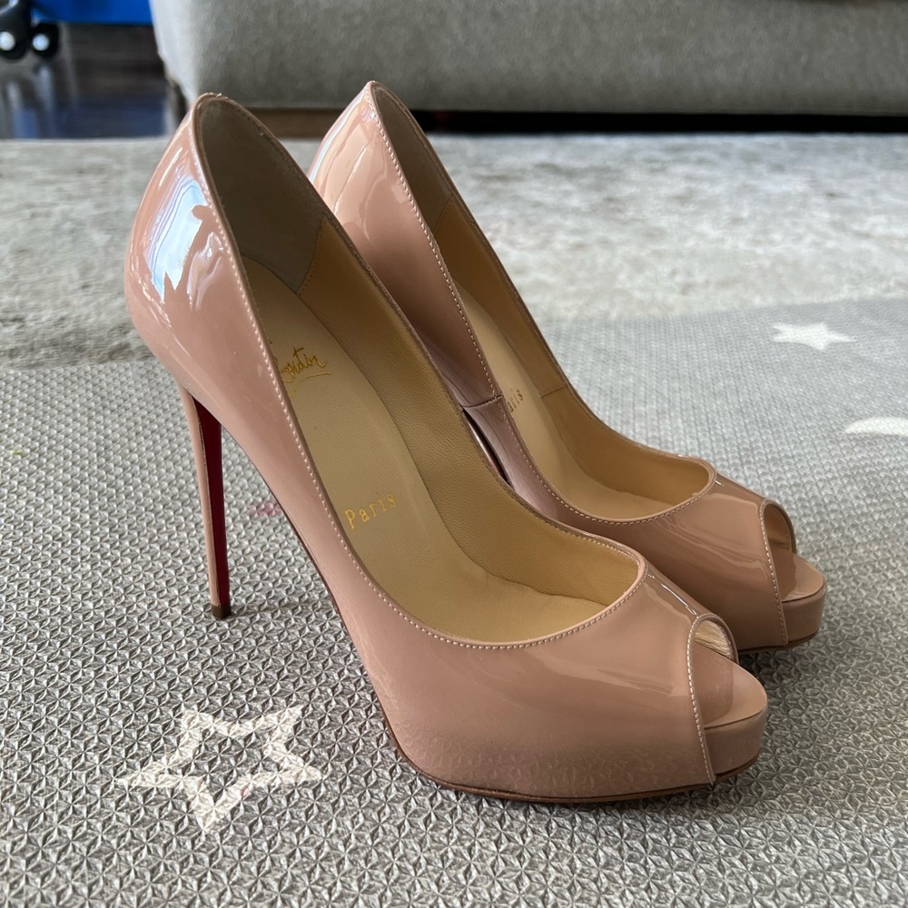 Brand New Christian Louboutin Prive in nude